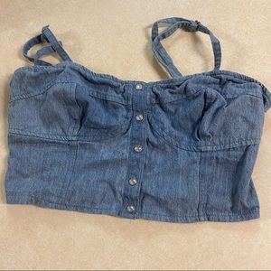 Denim Blue Tank Top